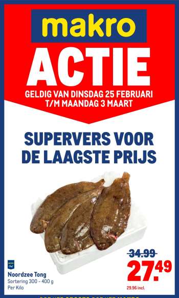 Makro-aanbieding - 25-2-2025 - 3-3-2025.