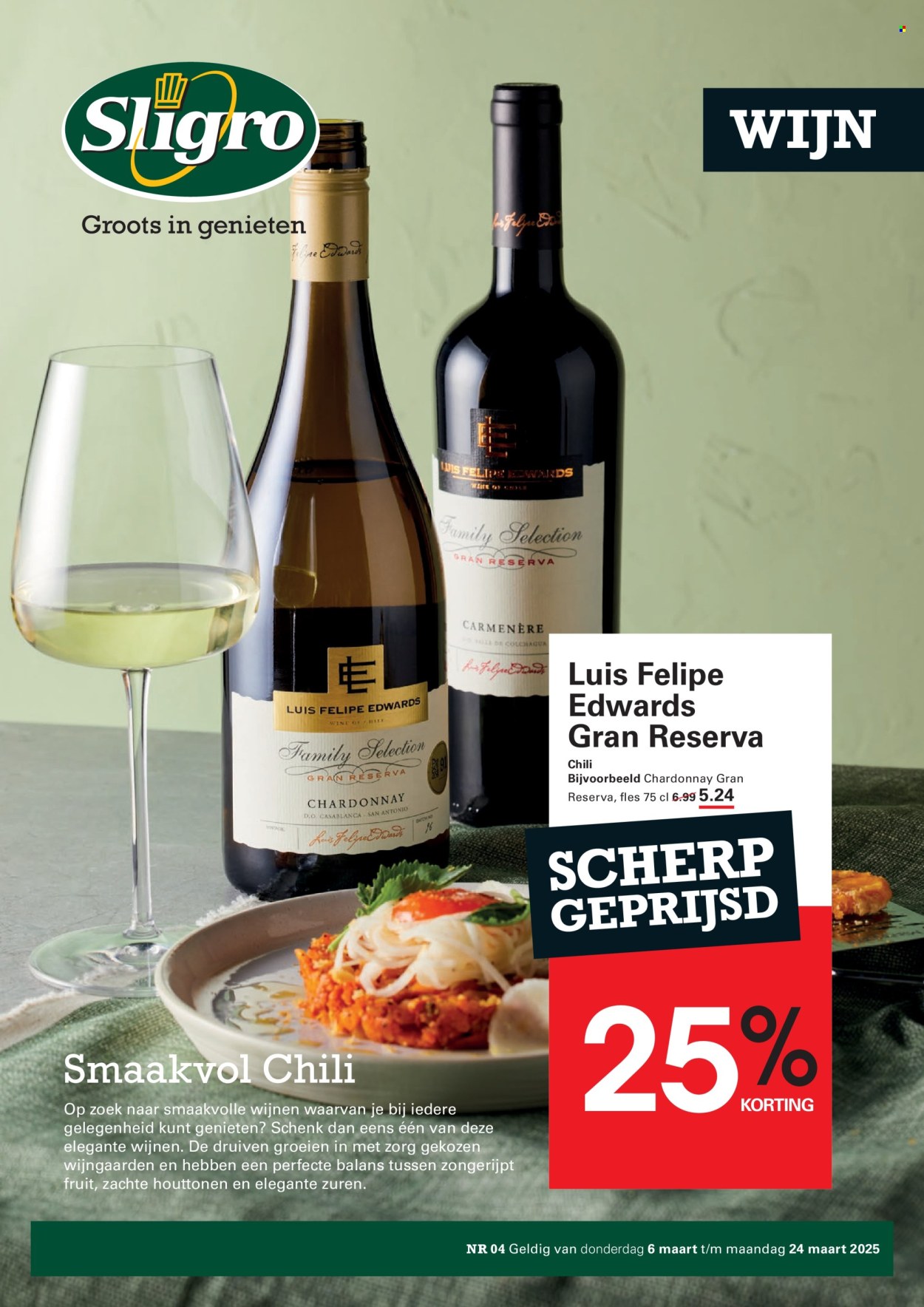 Sligro-aanbieding - 6-3-2025 - 24-3-2025. Pagina 1