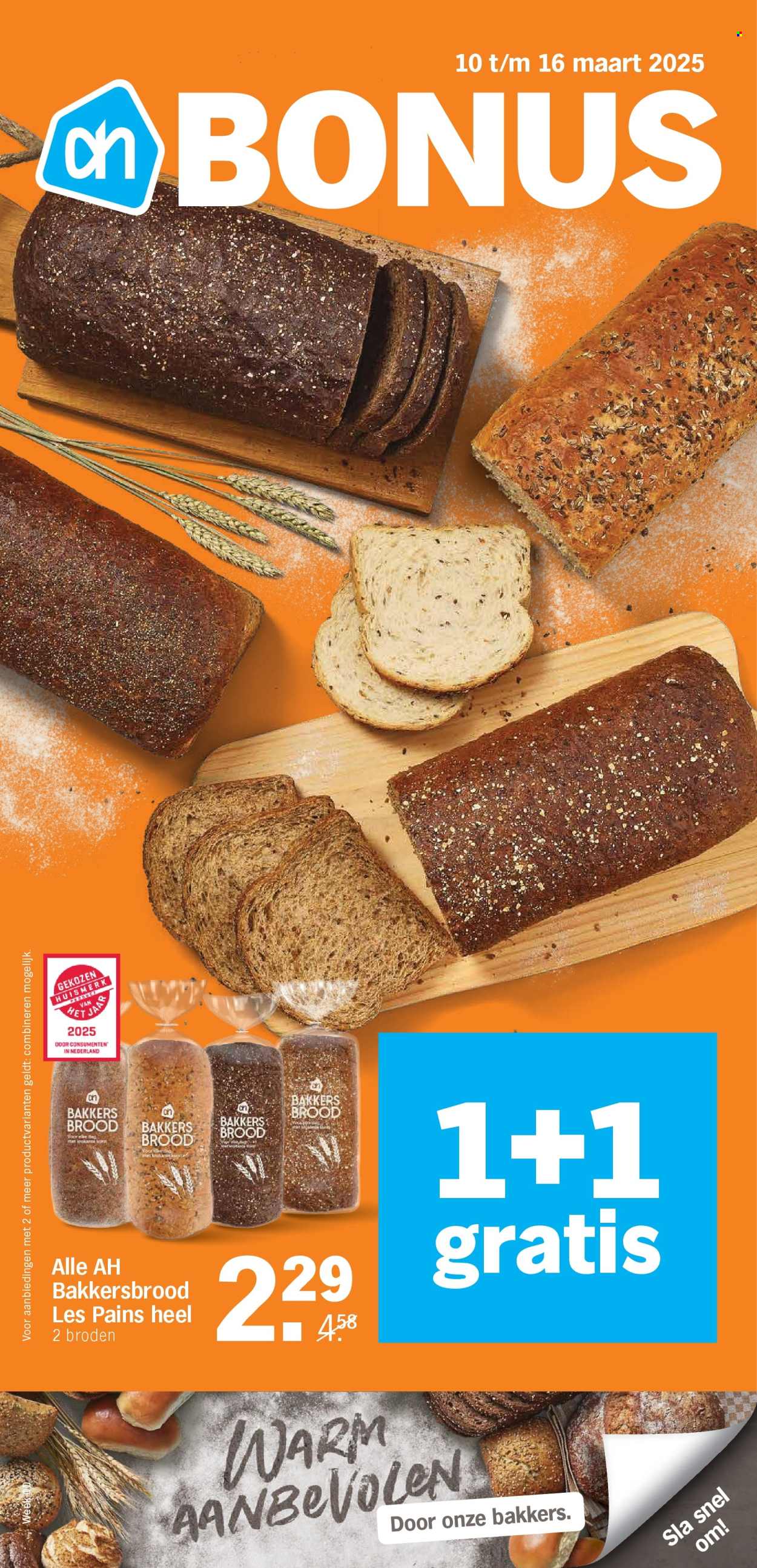 Albert Heijn-aanbieding - 10-3-2025 - 16-3-2025. Pagina 1