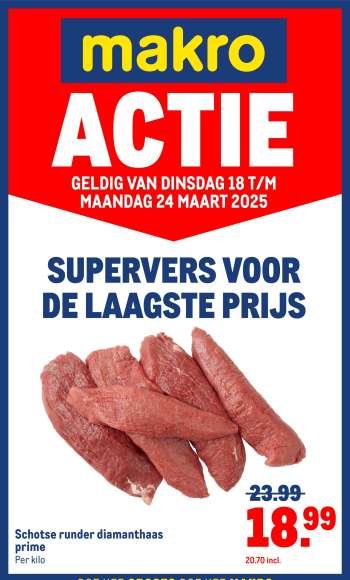 Makro-aanbieding - 18-3-2025 - 24-3-2025.