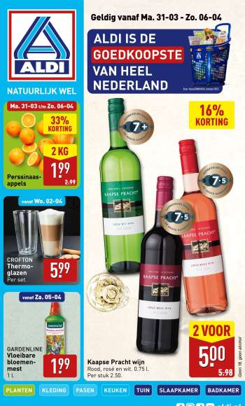 Aldi-aanbieding - 31-3-2025 - 6-4-2025.