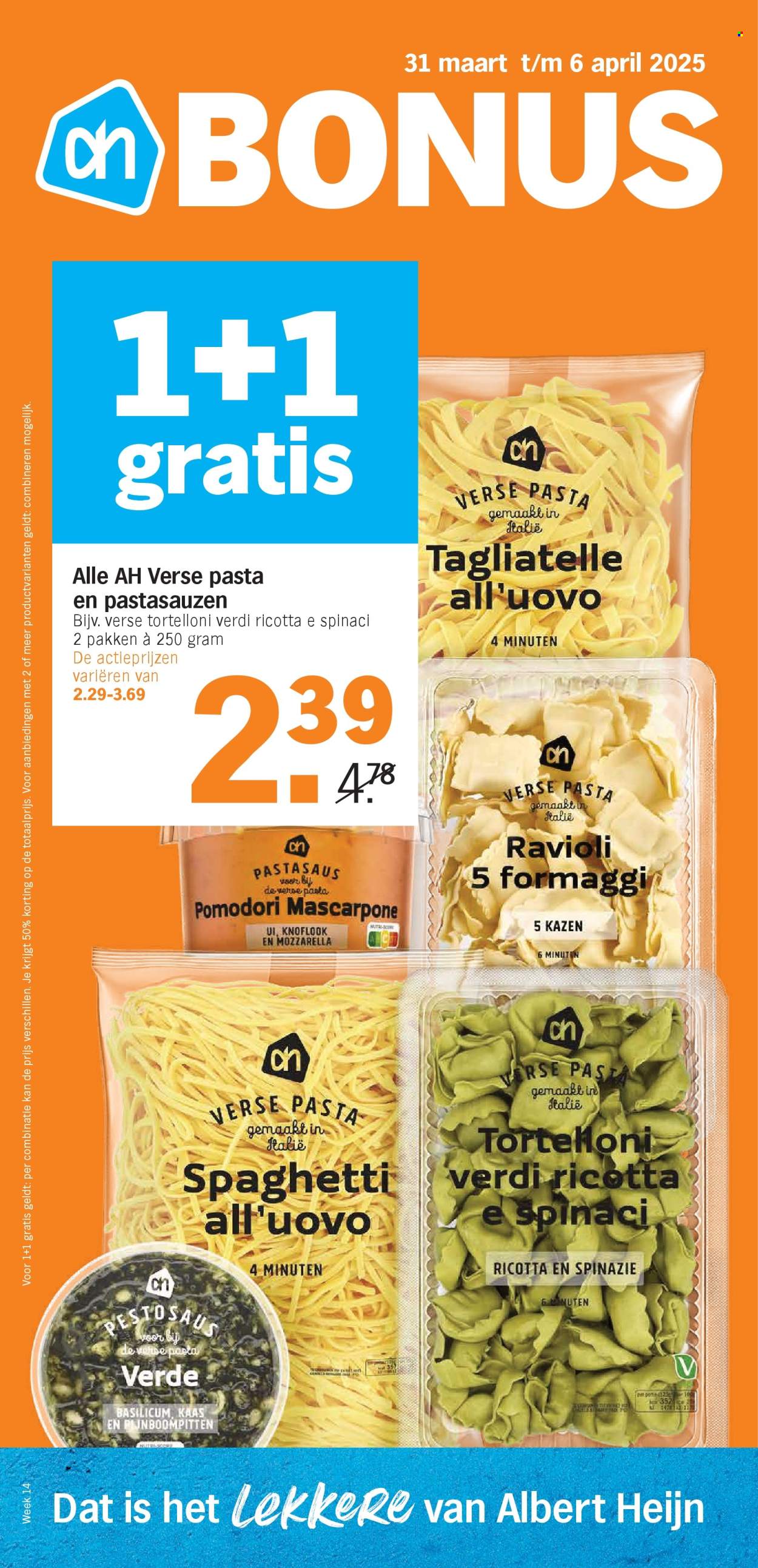 Albert Heijn-aanbieding - 31-3-2025 - 6-4-2025. Pagina 1