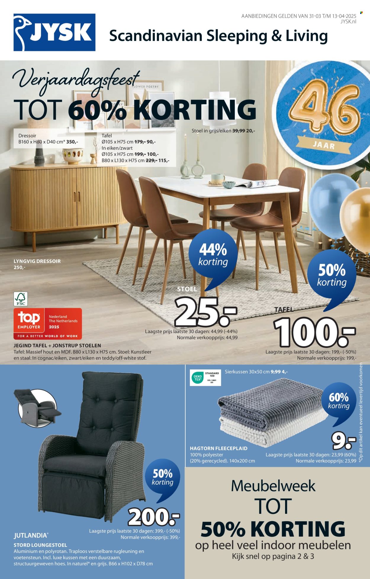 JYSK-aanbieding - 31-3-2025 - 13-4-2025. Pagina 2