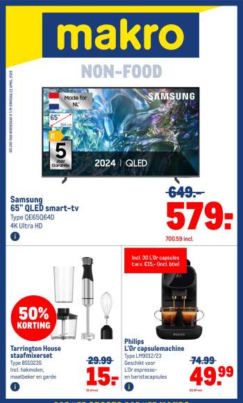 Makro-aanbieding - 9-4-2025 - 22-4-2025.