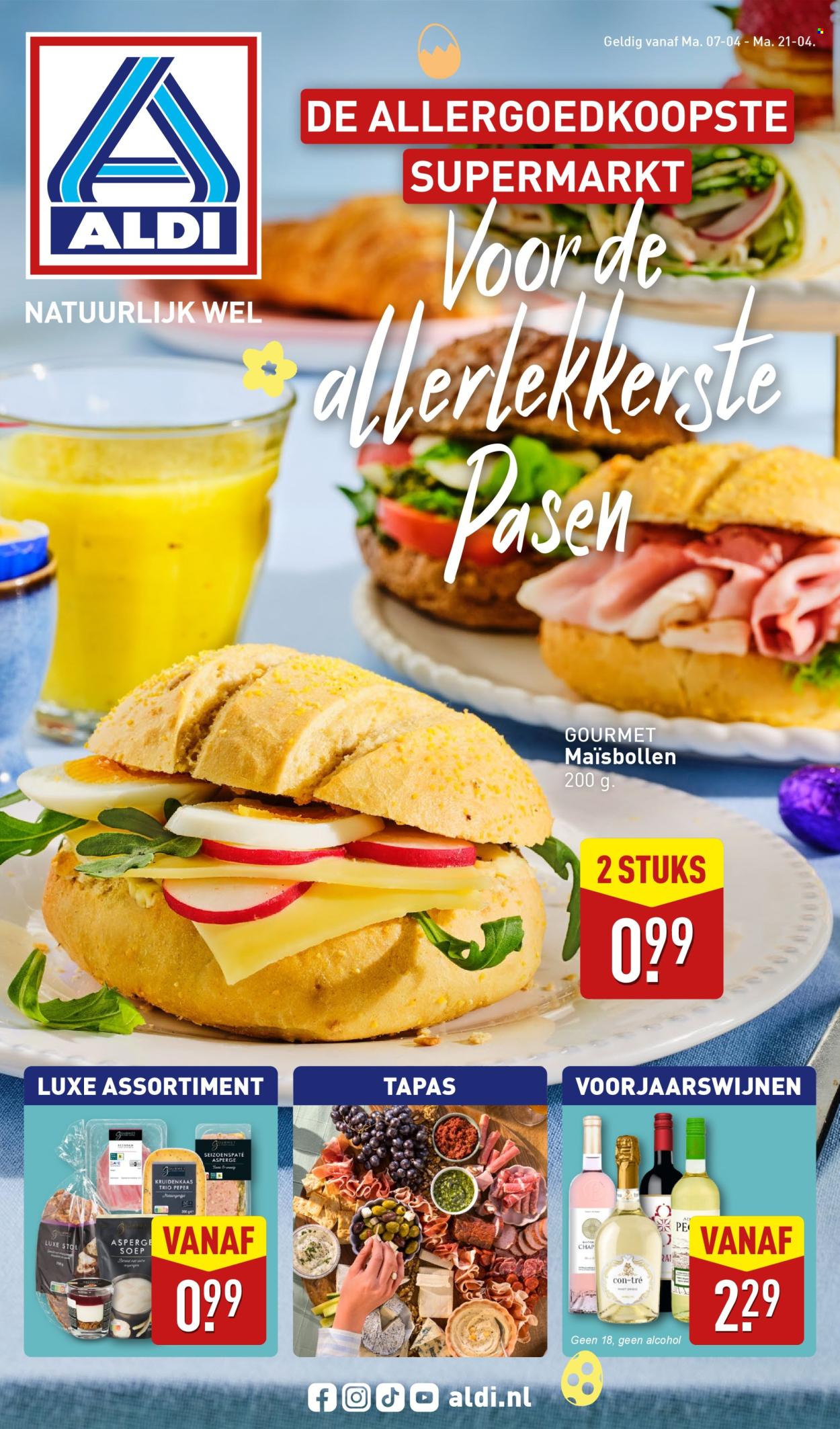 Aldi-aanbieding - 7-4-2025 - 21-4-2025. Pagina 1