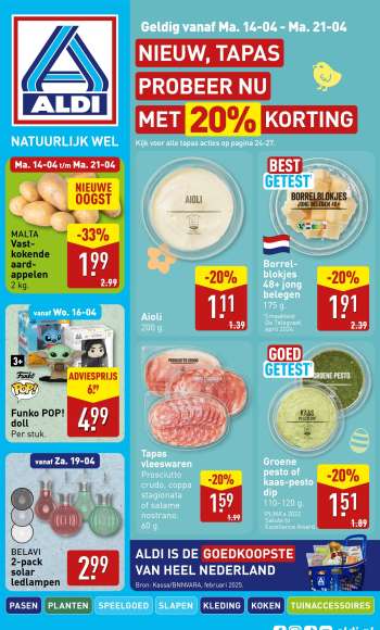 Aldi-aanbieding - 14-4-2025 - 21-4-2025.