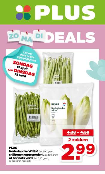 Plus-aanbieding - 13-4-2025 - 15-4-2025.