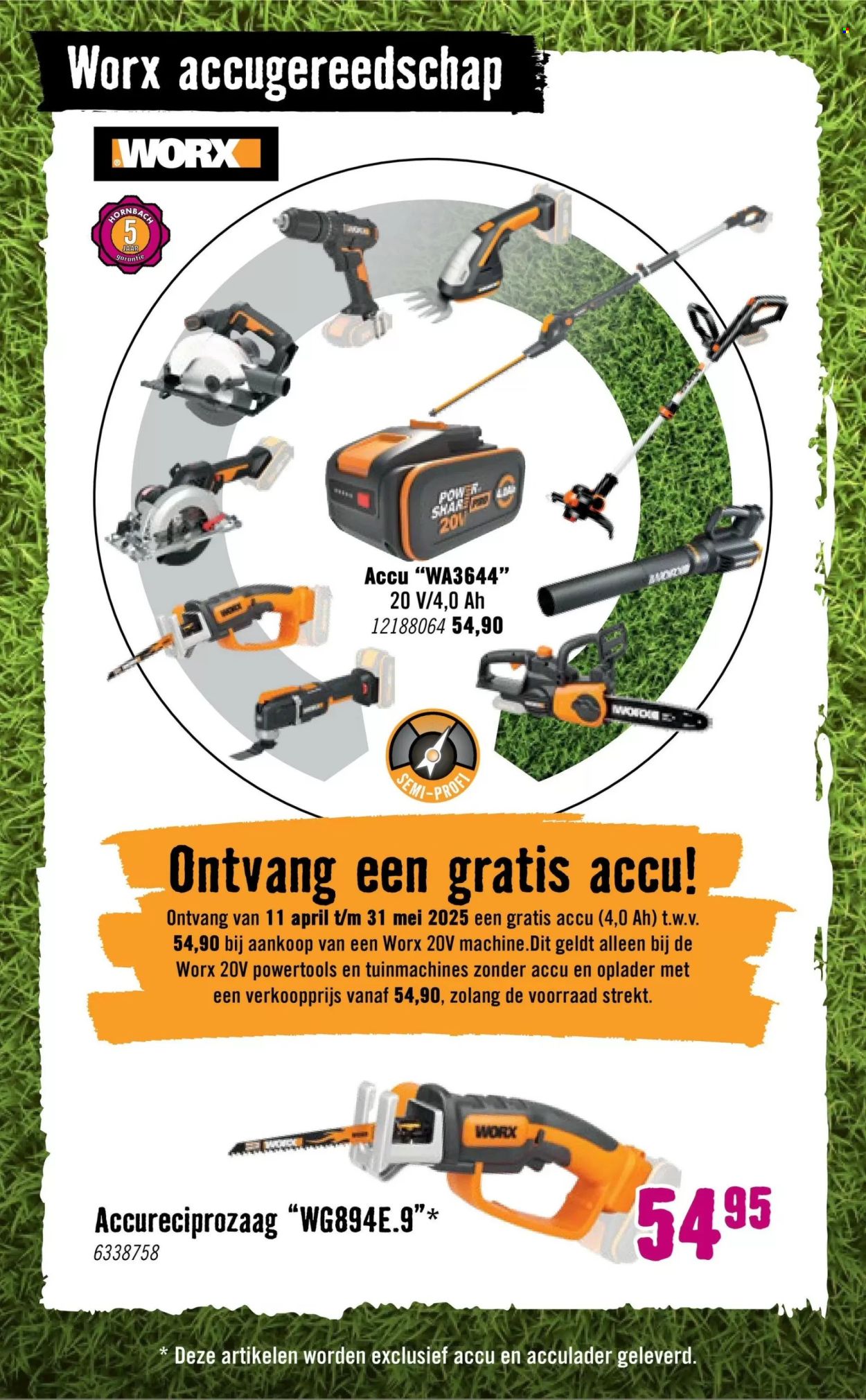 Hornbach-aanbieding - 14-4-2025 - 4-5-2025. Pagina 55