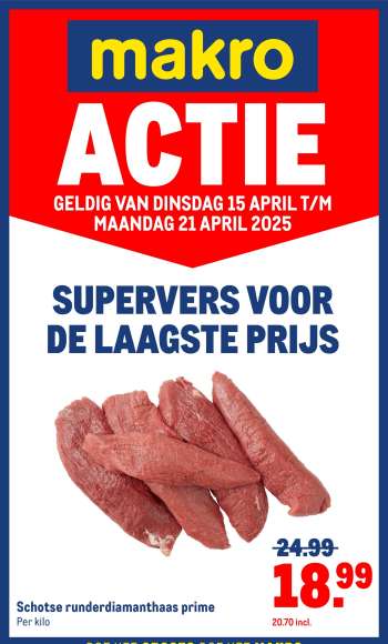Makro-aanbieding - 15-4-2025 - 21-4-2025.