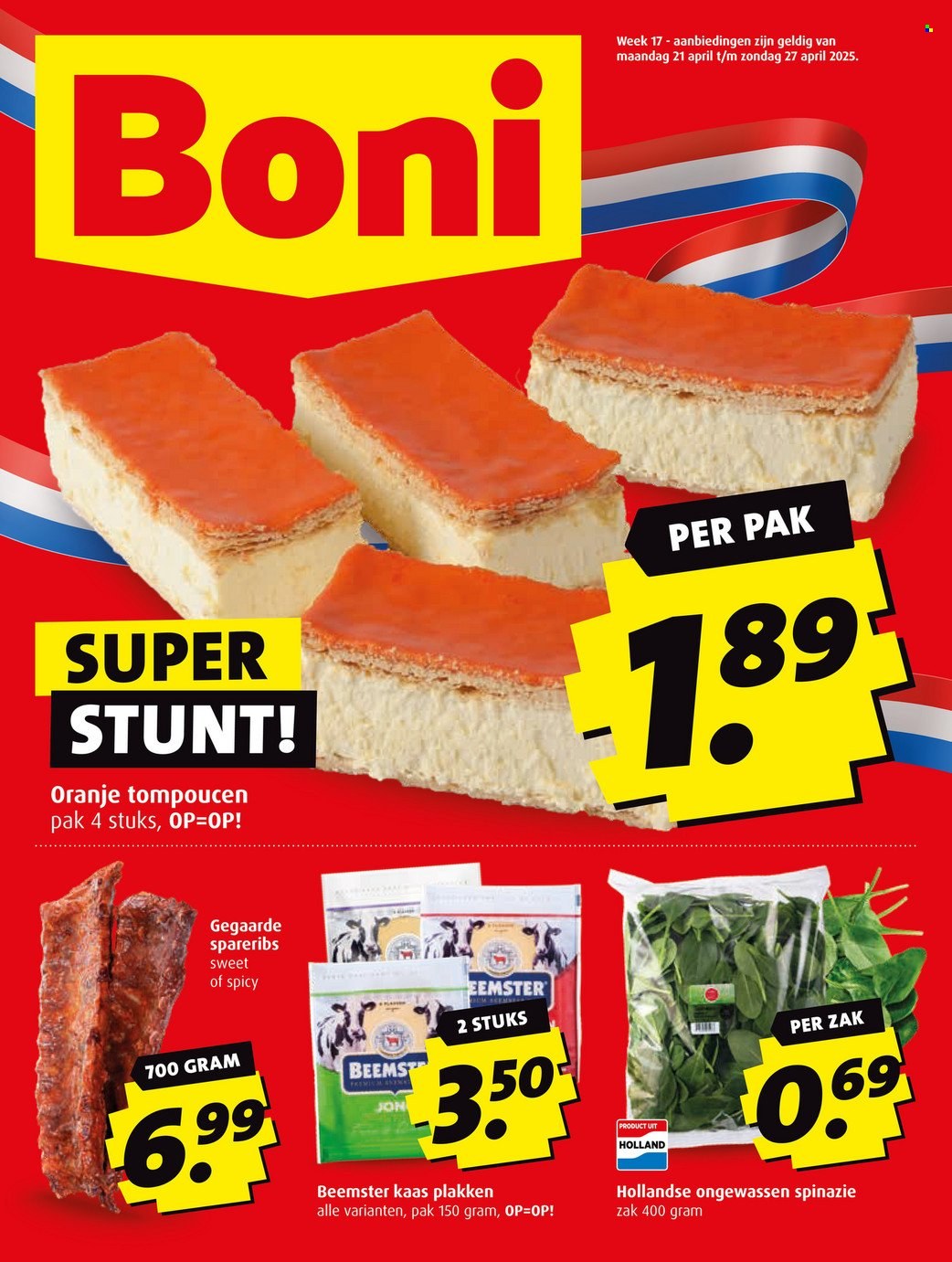 Boni-aanbieding - 21-4-2025 - 27-4-2025. Pagina 1