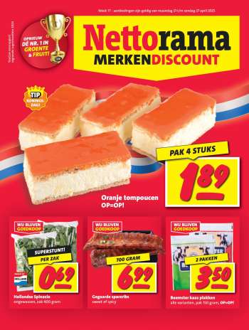 Nettorama-aanbieding - 21-4-2025 - 27-4-2025.