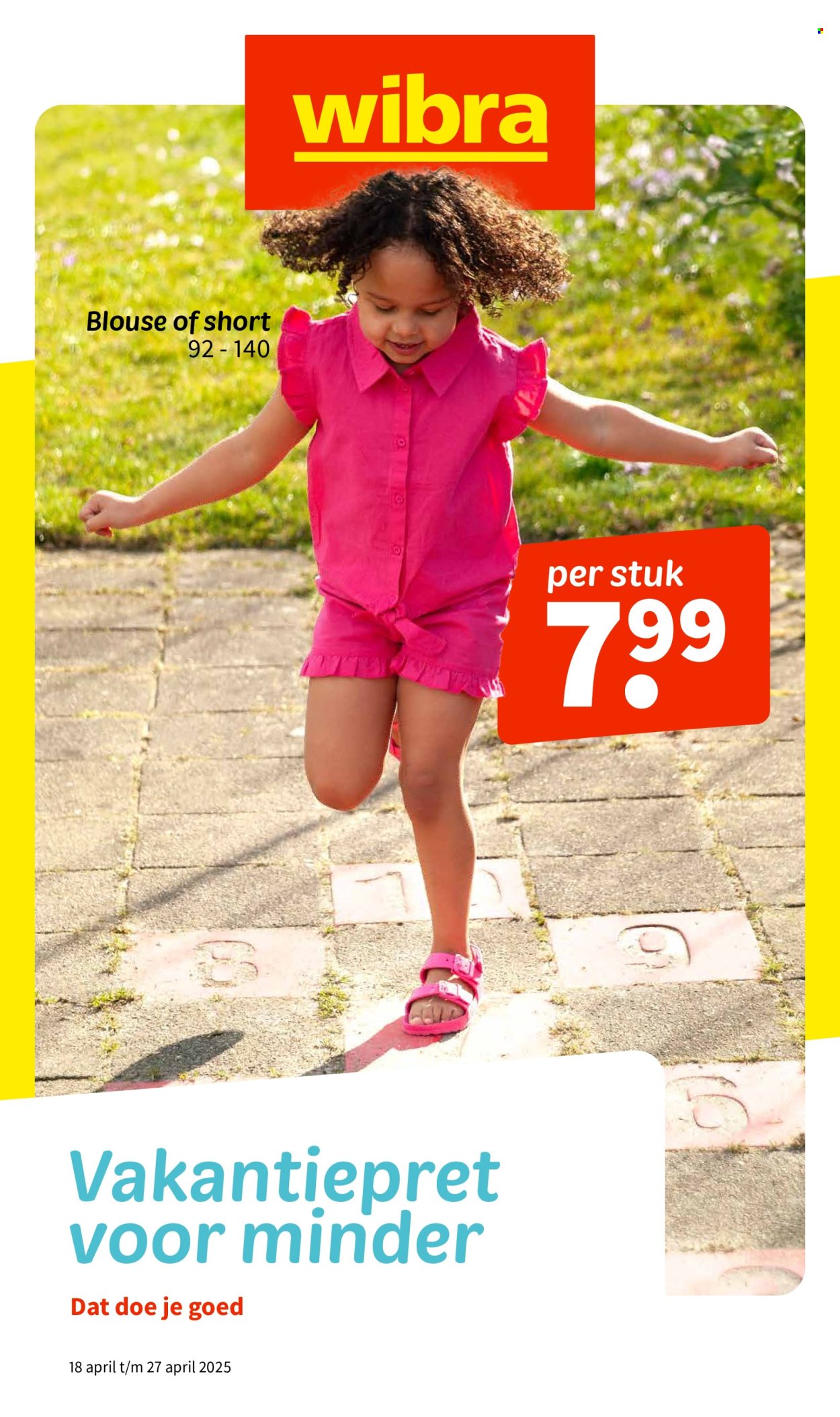 Wibra-aanbieding - 18-4-2025 - 27-4-2025. Pagina 1