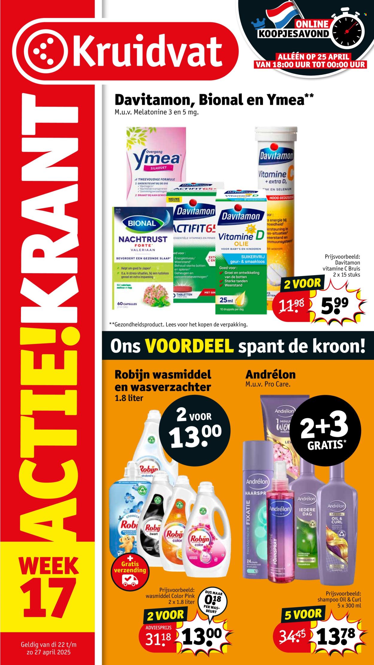 Kruidvat-aanbieding - 22-4-2025 - 27-4-2025. Pagina 1