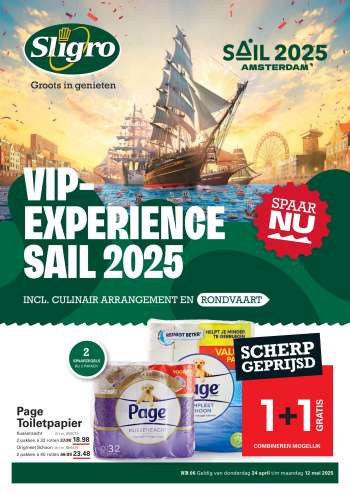 Sligro-aanbieding - 24-4-2025 - 12-5-2025.