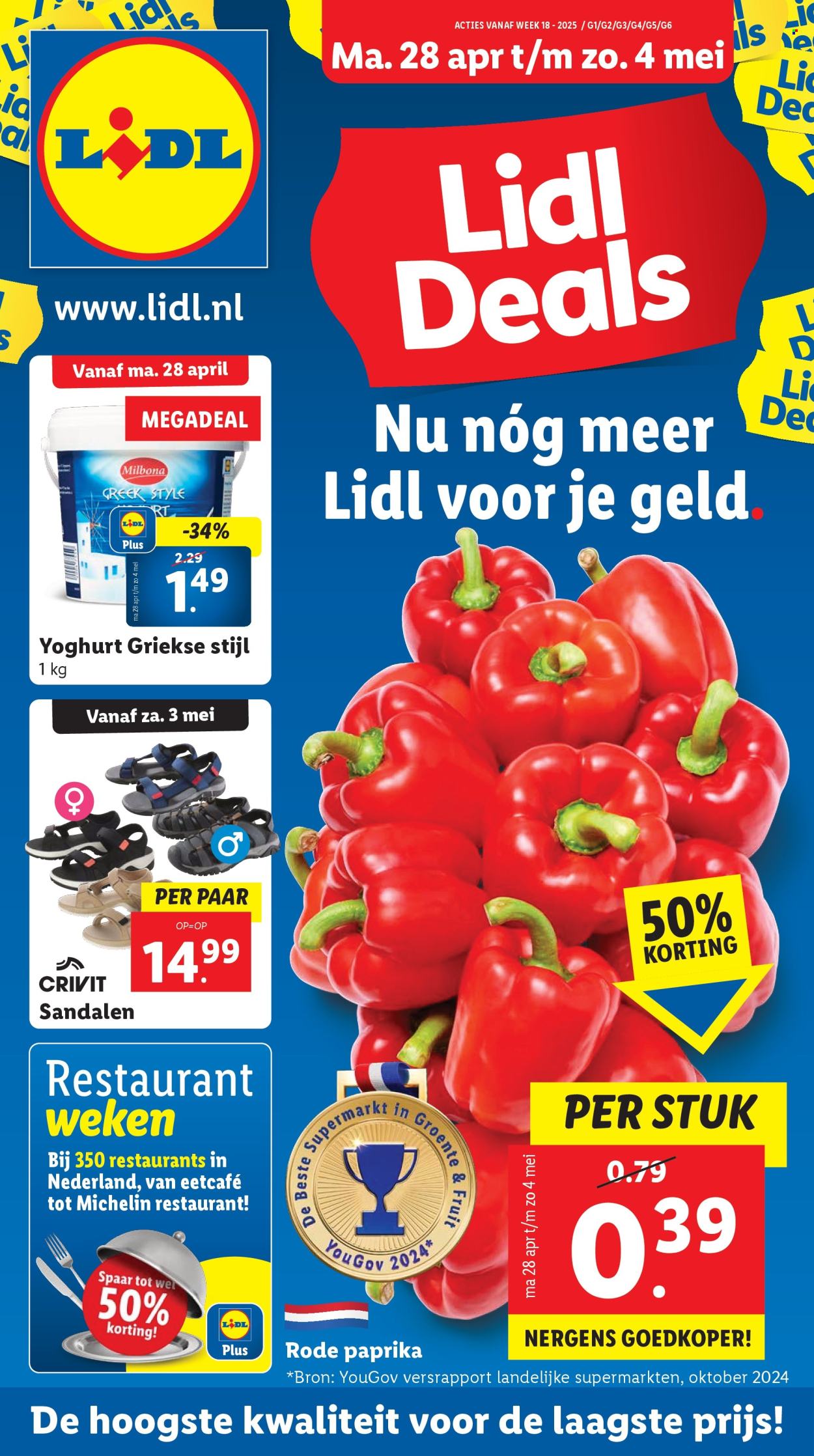 Lidl-aanbieding - 28-4-2025 - 4-5-2025. Pagina 1