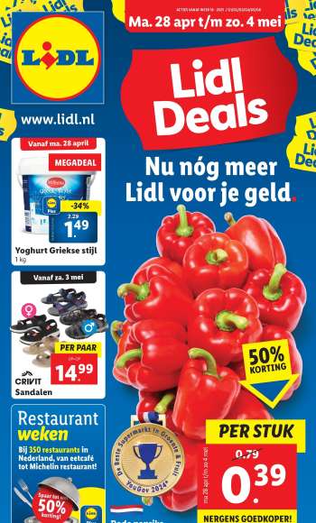 Lidl-aanbieding - 28-4-2025 - 4-5-2025.