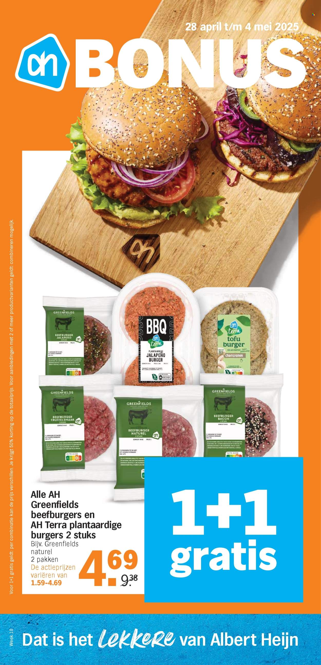 Albert Heijn-aanbieding - 28-4-2025 - 4-5-2025. Pagina 1