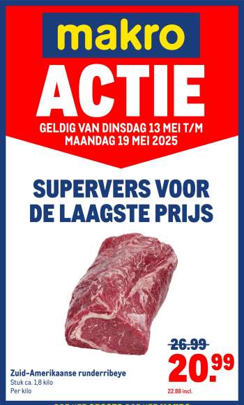 Makro-aanbieding - 13-5-2025 - 19-5-2025.