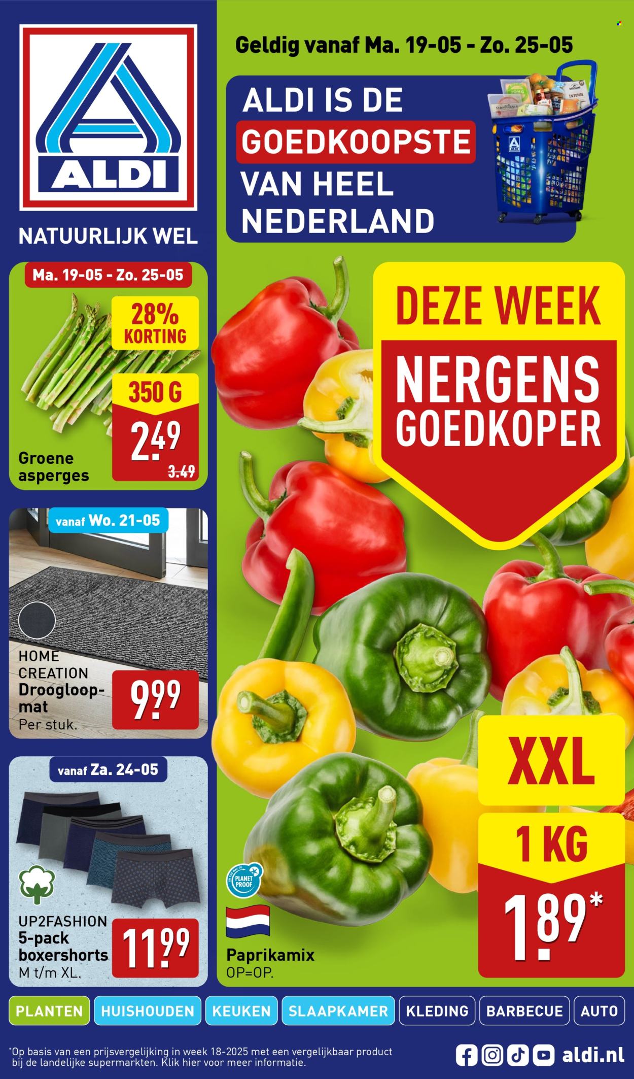 Aldi-aanbieding - 19-5-2025 - 25-5-2025. Pagina 1