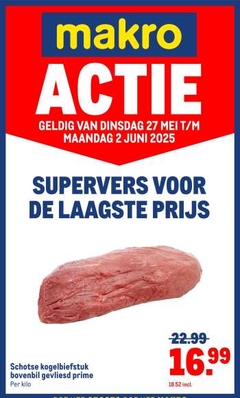 Makro-aanbieding - 27-5-2025 - 2-6-2025.