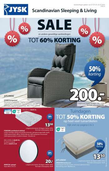 JYSK-aanbieding - 7-7-2025 - 20-7-2025.
