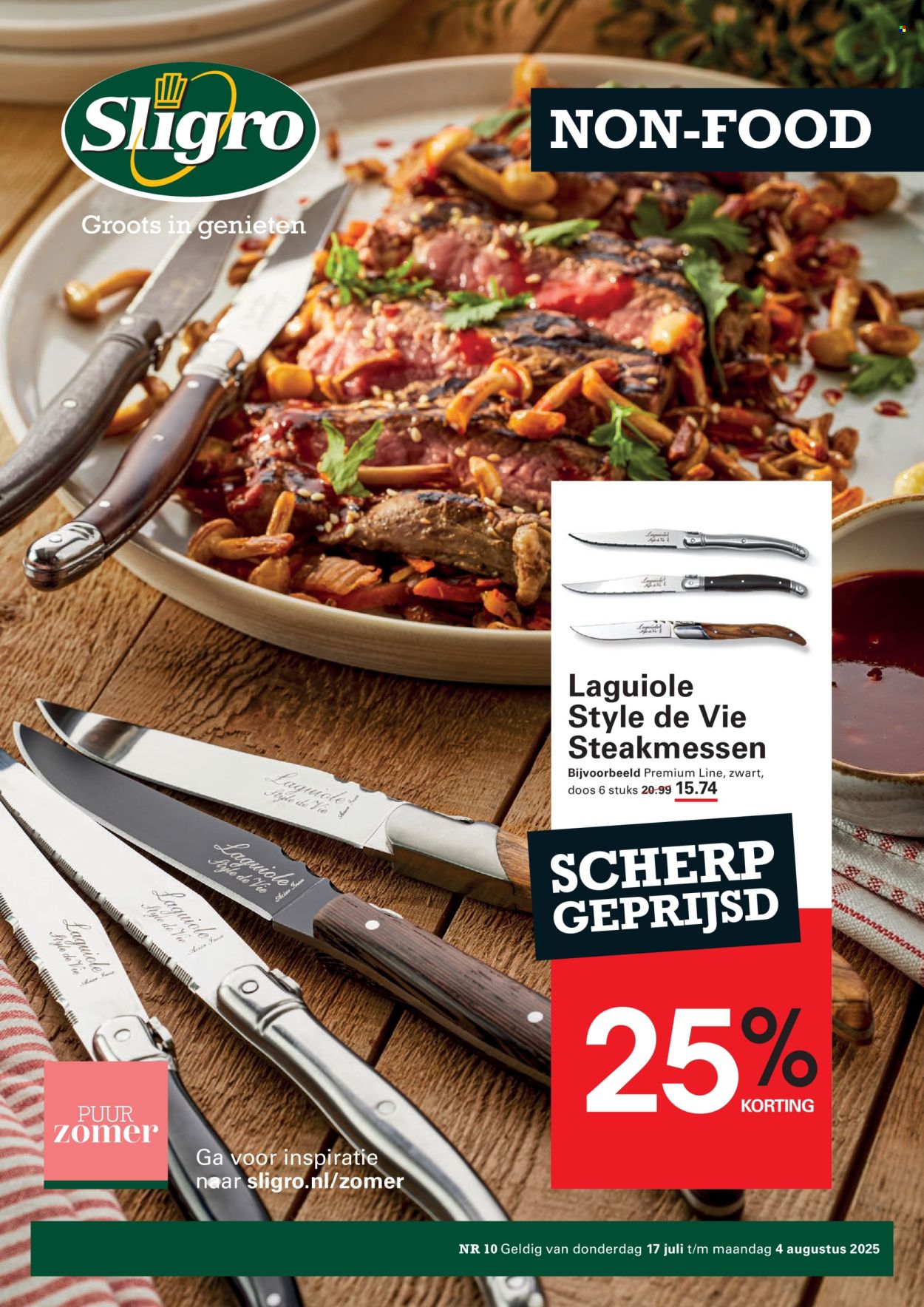 Sligro-aanbieding - 17-7-2025 - 4-8-2025. Pagina 1