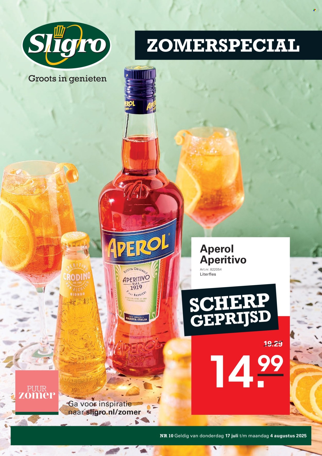 Sligro-aanbieding - 17-7-2025 - 4-8-2025. Pagina 1