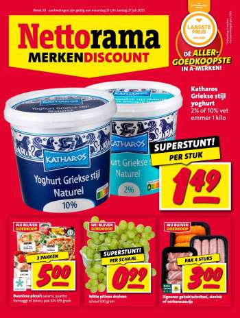 Nettorama-aanbieding - 21-7-2025 - 27-7-2025.
