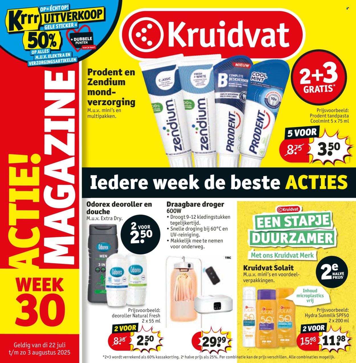 Kruidvat-aanbieding - 22-7-2025 - 3-8-2025. Pagina 1