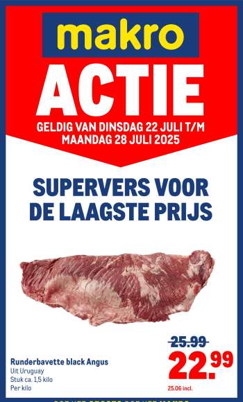 Makro-aanbieding - 22-7-2025 - 28-7-2025.