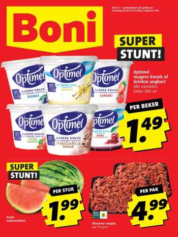 Boni-aanbieding - 28-7-2025 - 3-8-2025.