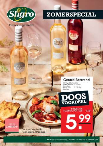 Sligro-aanbieding - 7-8-2025 - 25-8-2025.