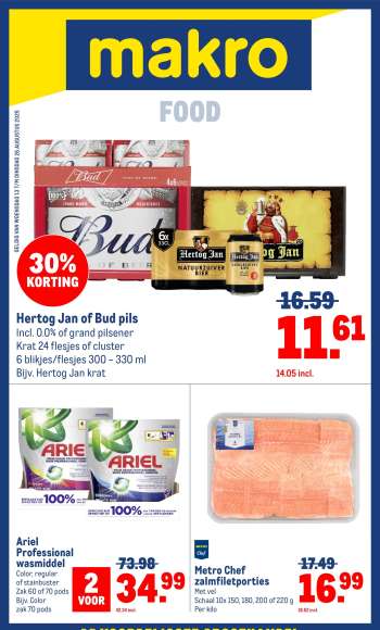 Makro-aanbieding - 13-8-2025 - 26-8-2025.