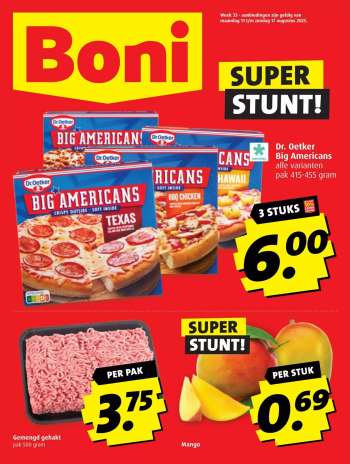 Boni-aanbieding - 11-8-2025 - 17-8-2025.