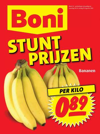 Boni-aanbieding - 18-8-2025 - 24-8-2025.