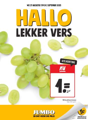 Jumbo-aanbieding - 27-8-2025 - 2-9-2025.