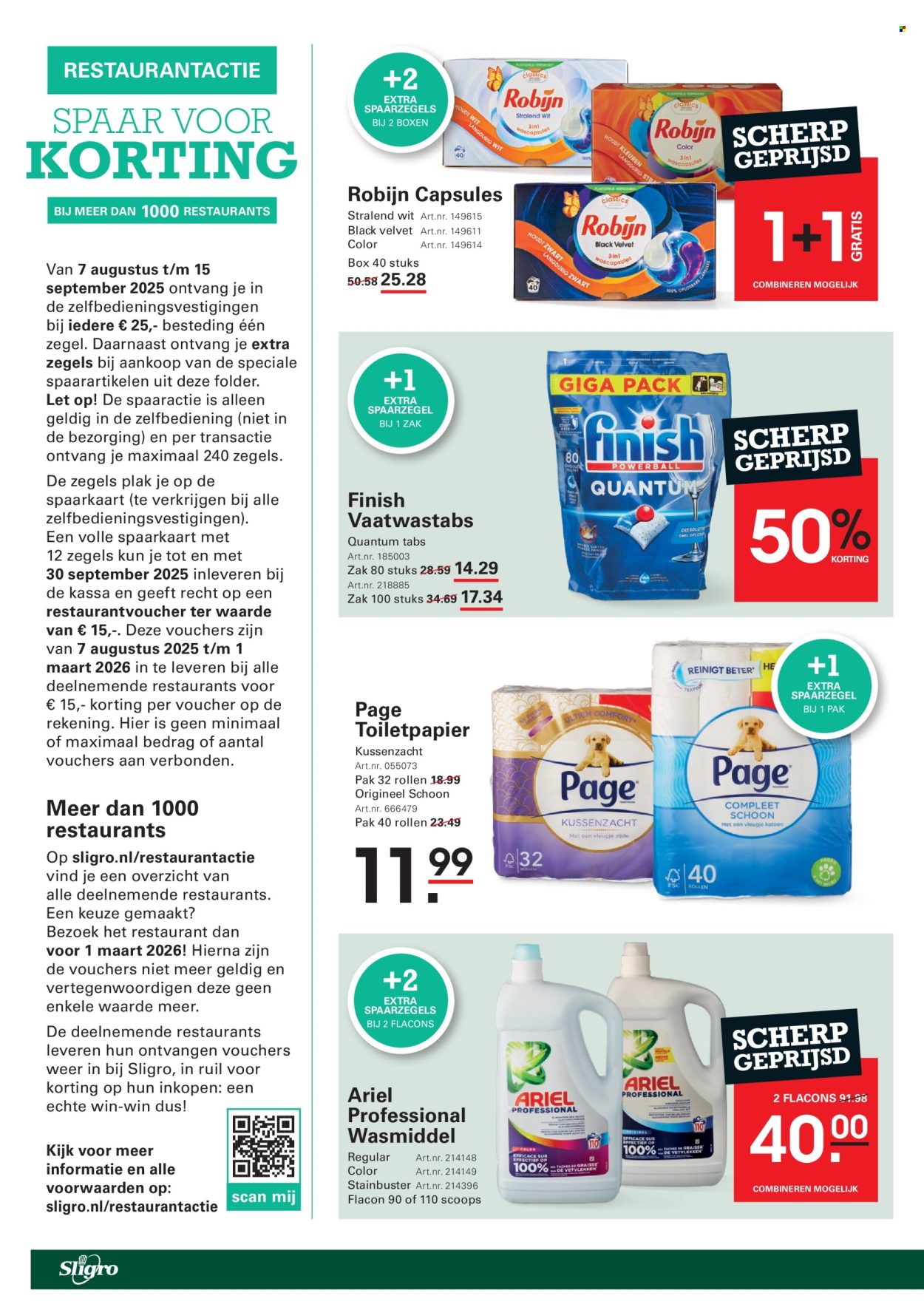 Sligro-aanbieding - 28-8-2025 - 15-9-2025. Pagina 16