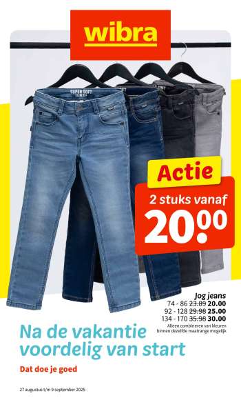 Wibra-aanbieding - 27-8-2025 - 9-9-2025.