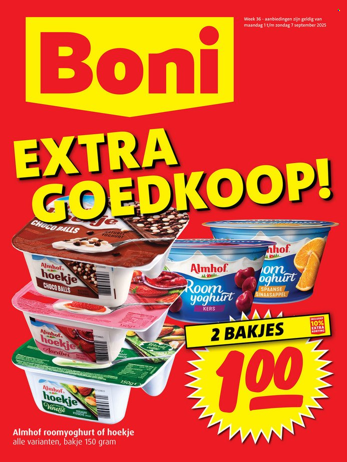 Boni-aanbieding - 1-9-2025 - 7-9-2025. Pagina 1