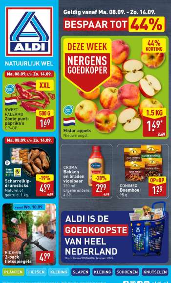Aldi-aanbieding - 8-9-2025 - 14-9-2025.
