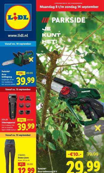 Lidl-aanbieding - 8-9-2025 - 14-9-2025.