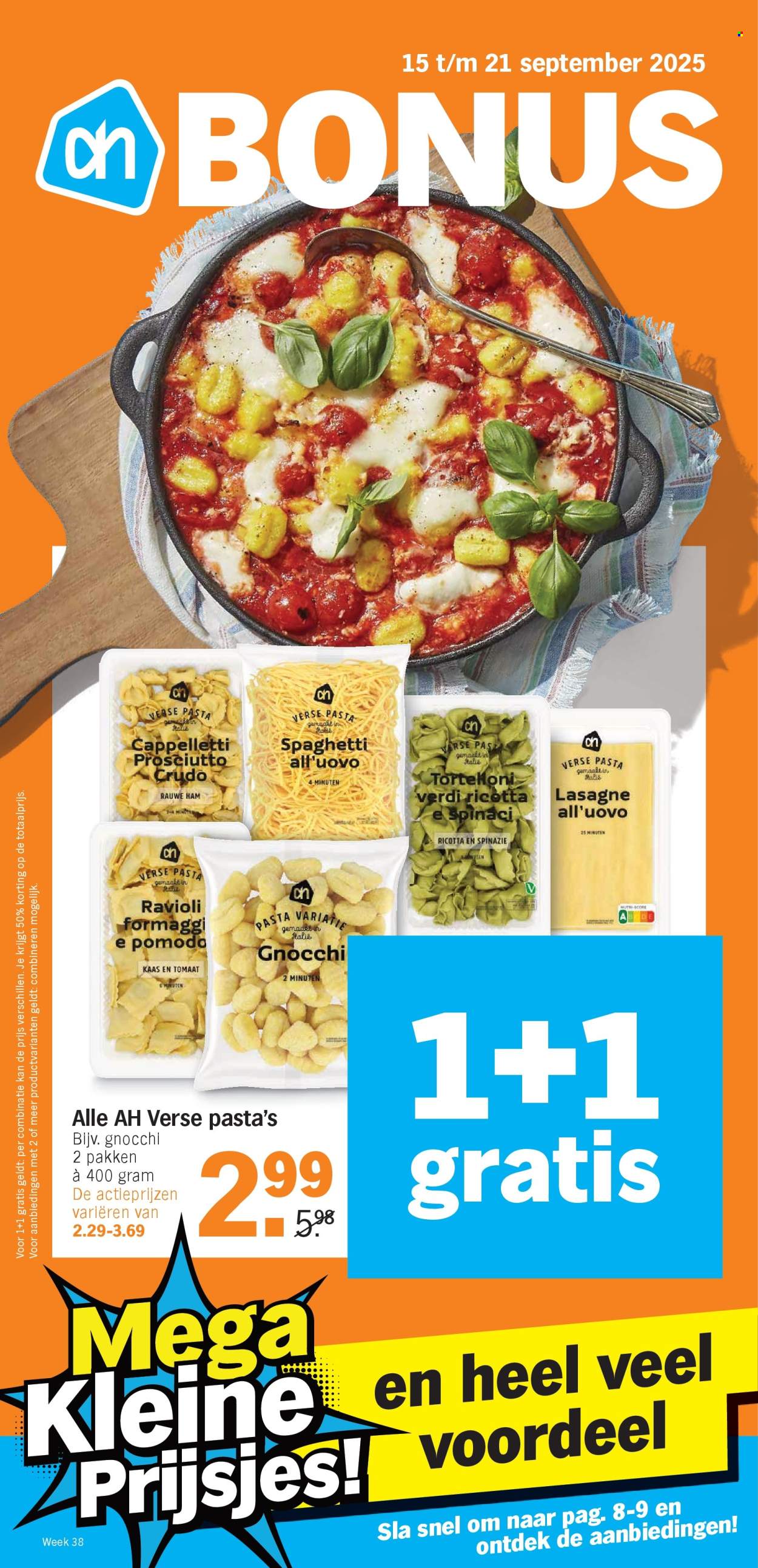 Albert Heijn-aanbieding - 15-9-2025 - 21-9-2025. Pagina 1