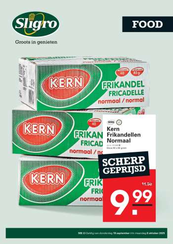 Sligro-aanbieding - 18-9-2025 - 6-10-2025.