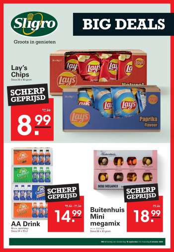 Sligro-aanbieding - 18-9-2025 - 6-10-2025.