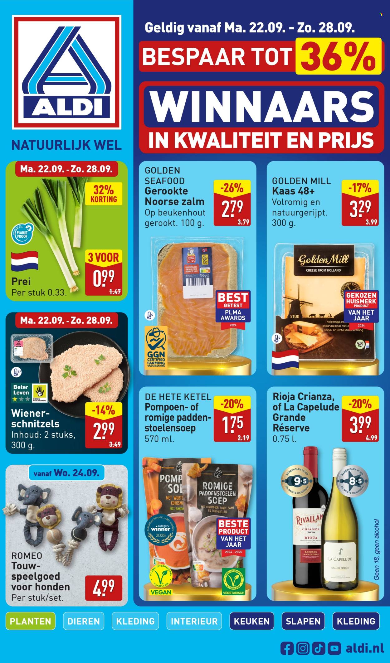 Aldi-aanbieding - 22-9-2025 - 28-9-2025. Pagina 1