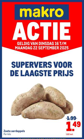 Makro-aanbieding - 16-9-2025 - 22-9-2025.