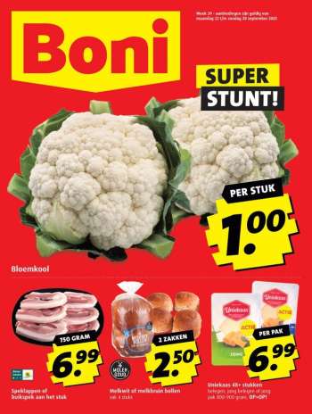 Boni-aanbieding - 22-9-2025 - 28-9-2025.
