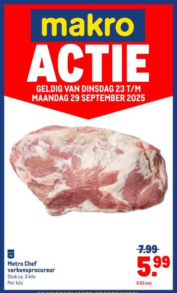Makro-aanbieding - 23-9-2025 - 29-9-2025.