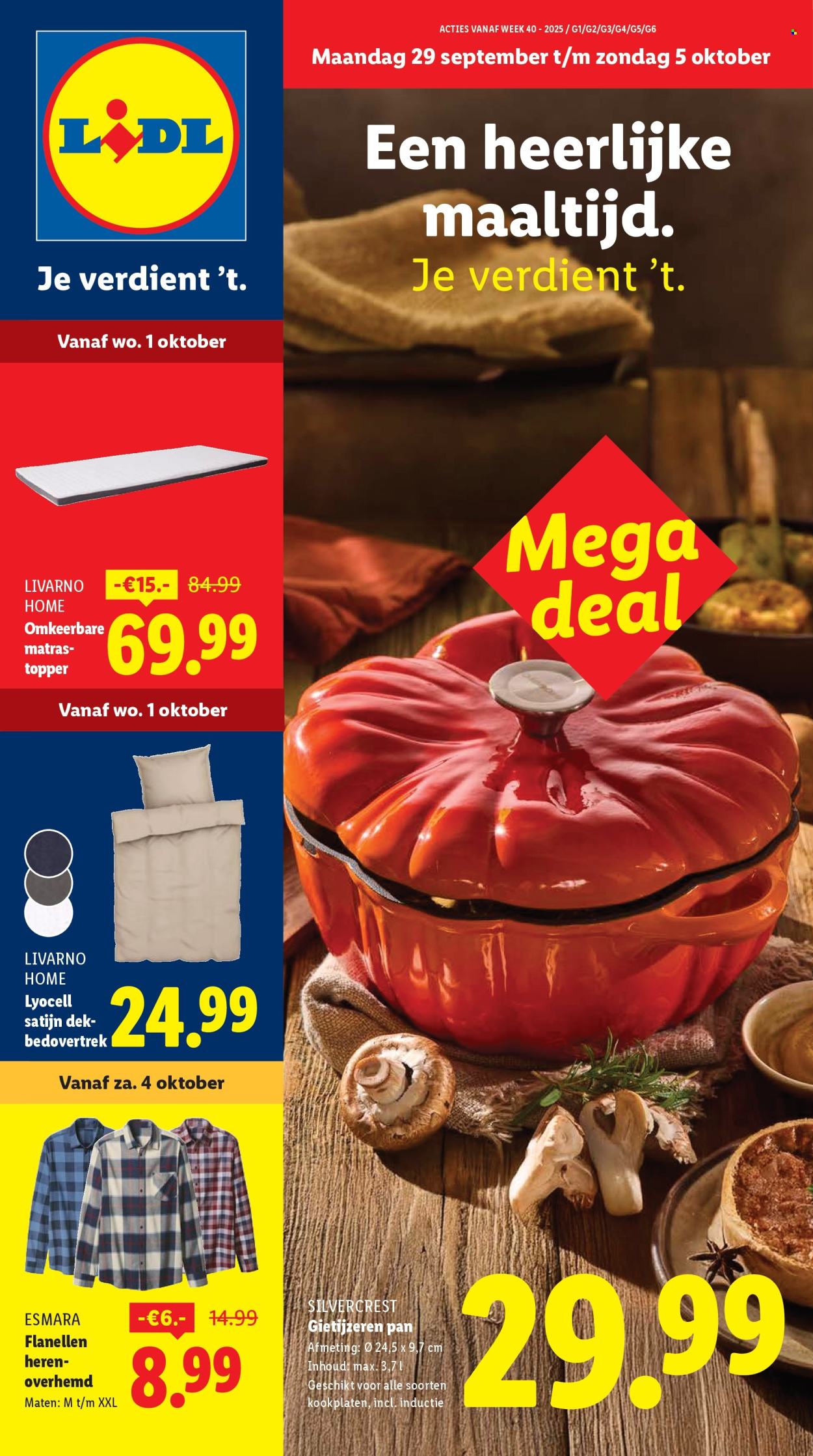 Lidl-aanbieding - 29-9-2025 - 5-10-2025. Pagina 1