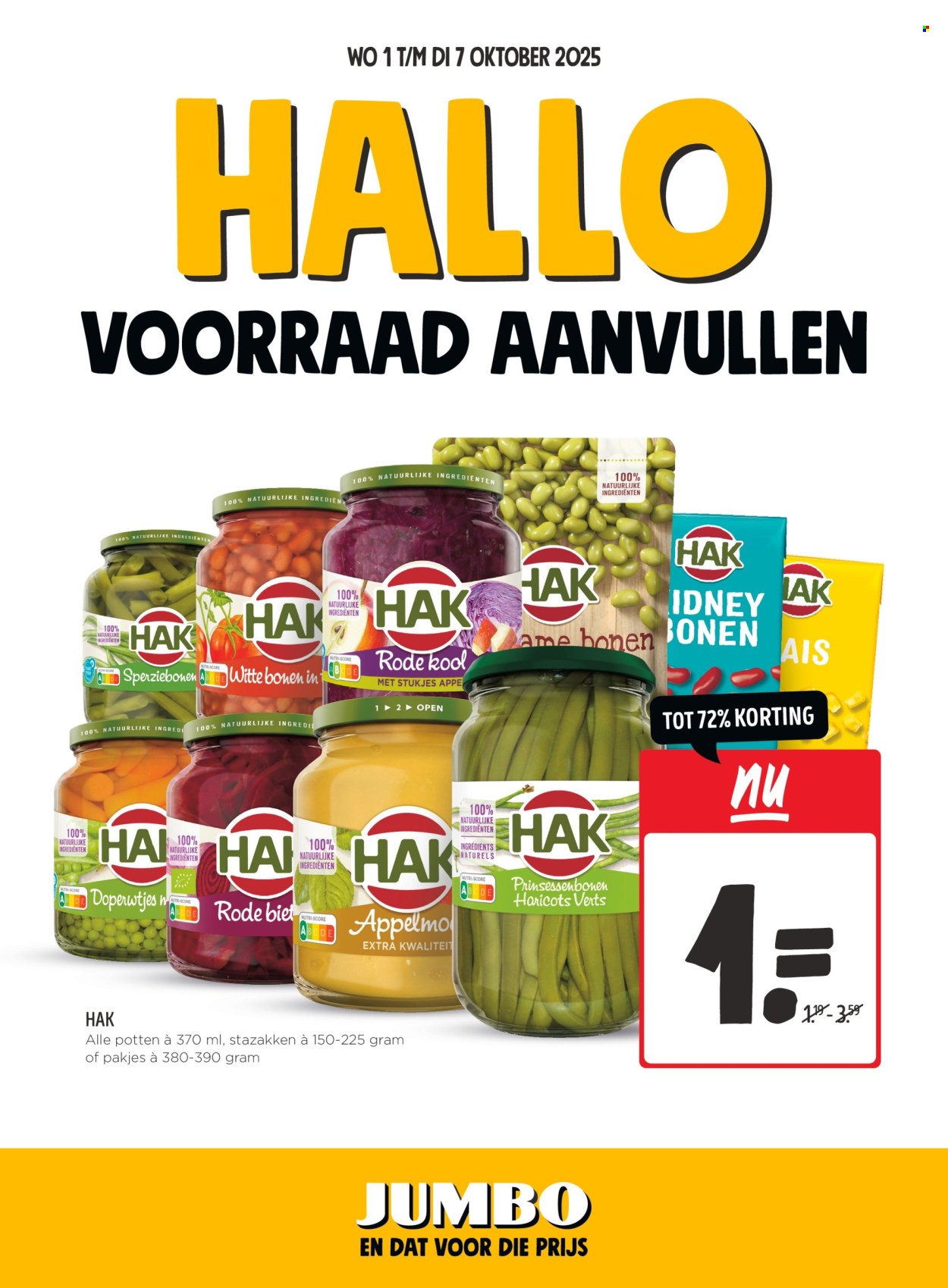 Jumbo-aanbieding - 1-10-2025 - 7-10-2025. Pagina 1